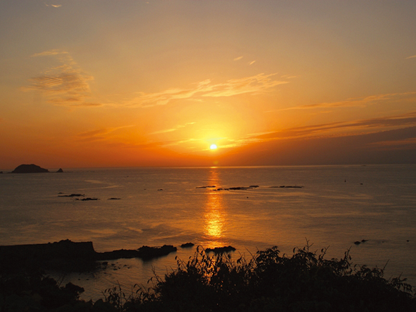 Komori shore sunset