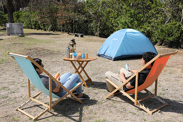 キャンプもできます。