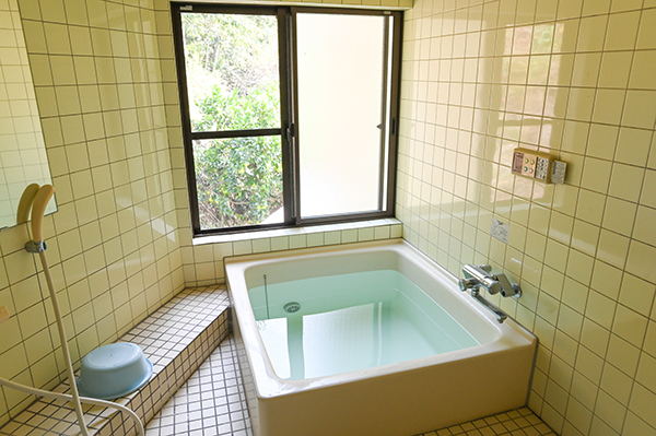 緑を眺めながらのお風呂