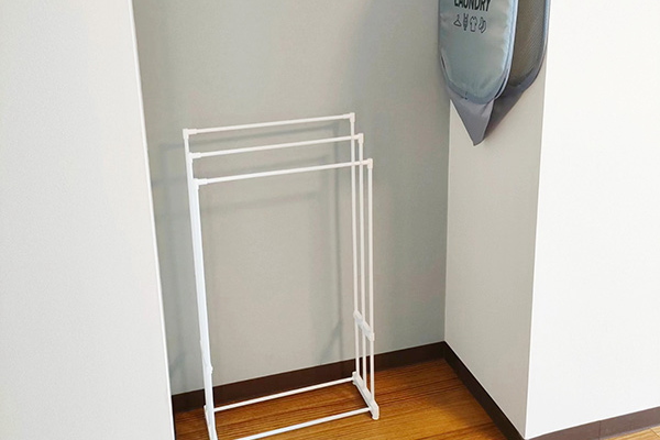 タオル干しとランドリーバッグ