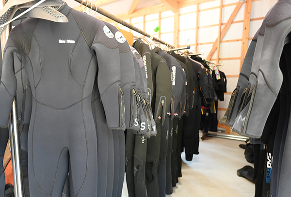 レンタルドライスーツなど